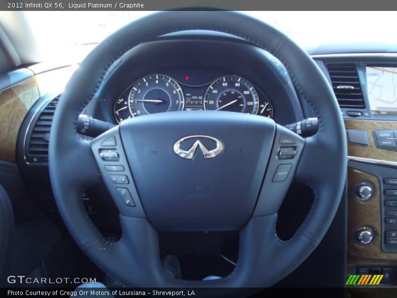 Liquid Platinum / Graphite 2012 Infiniti QX 56