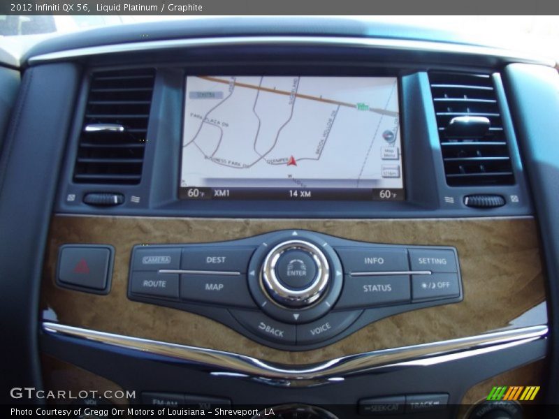 Navigation of 2012 QX 56