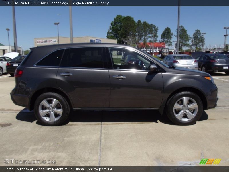 Grigio Metallic / Ebony 2012 Acura MDX SH-AWD Technology