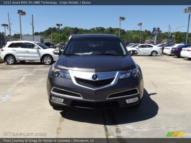 Grigio Metallic / Ebony 2012 Acura MDX SH-AWD Technology