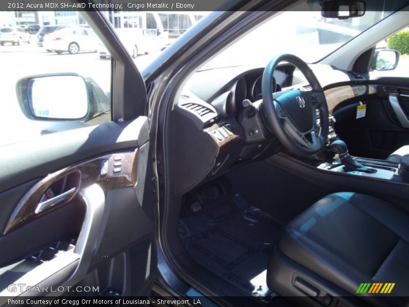 Grigio Metallic / Ebony 2012 Acura MDX SH-AWD Technology