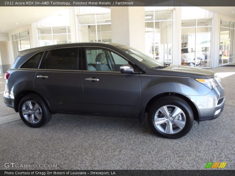 Polished Metal Metallic / Parchment 2012 Acura MDX SH-AWD Technology