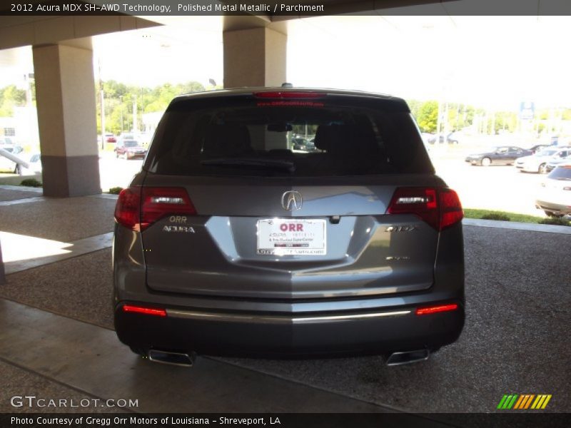 Polished Metal Metallic / Parchment 2012 Acura MDX SH-AWD Technology