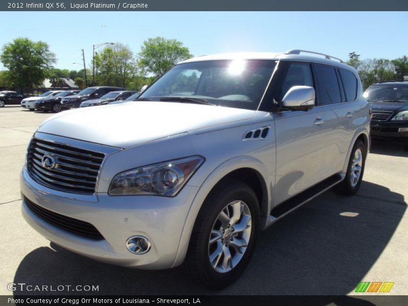 Liquid Platinum / Graphite 2012 Infiniti QX 56