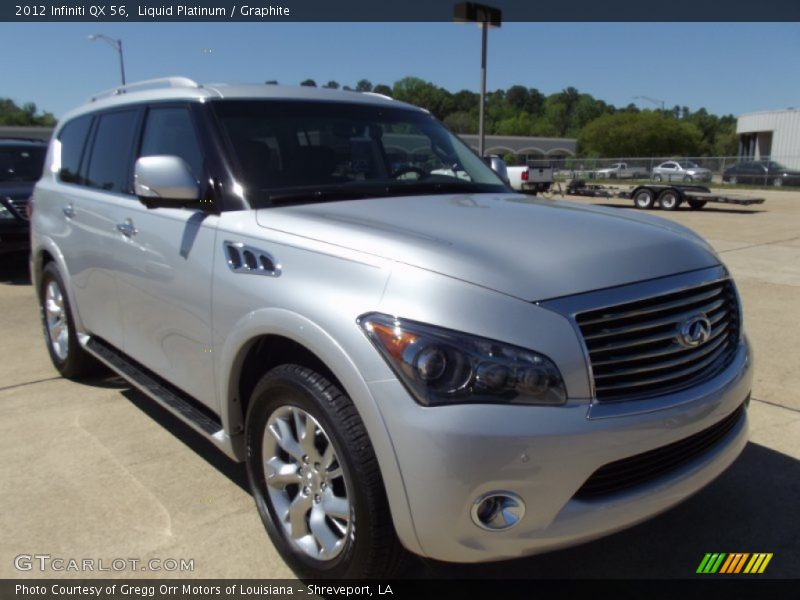 Liquid Platinum / Graphite 2012 Infiniti QX 56