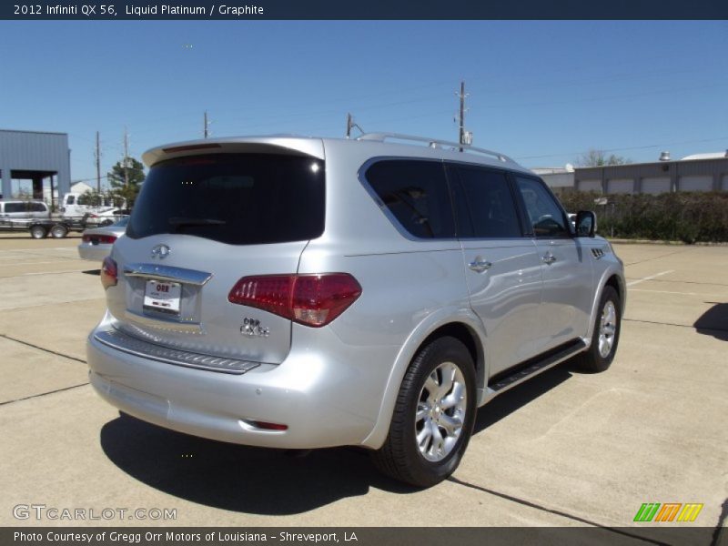 Liquid Platinum / Graphite 2012 Infiniti QX 56