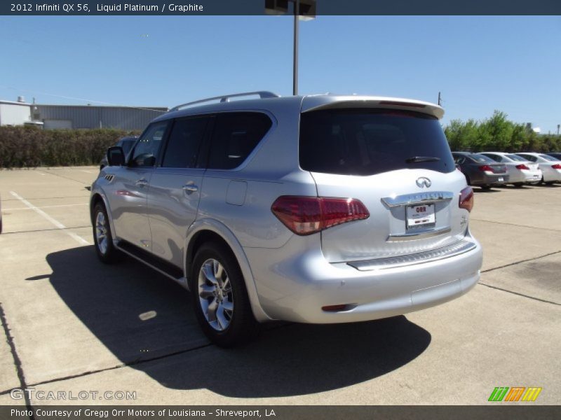 Liquid Platinum / Graphite 2012 Infiniti QX 56
