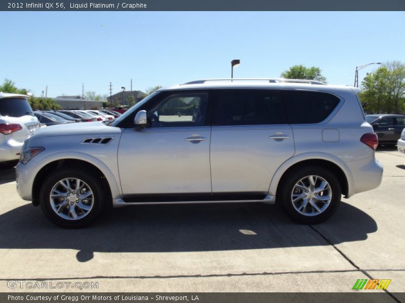 Liquid Platinum / Graphite 2012 Infiniti QX 56