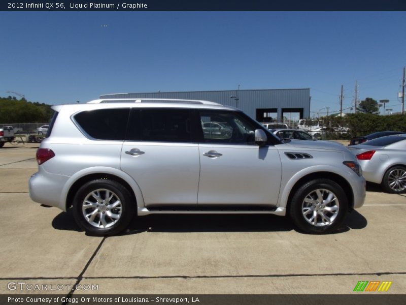 Liquid Platinum / Graphite 2012 Infiniti QX 56