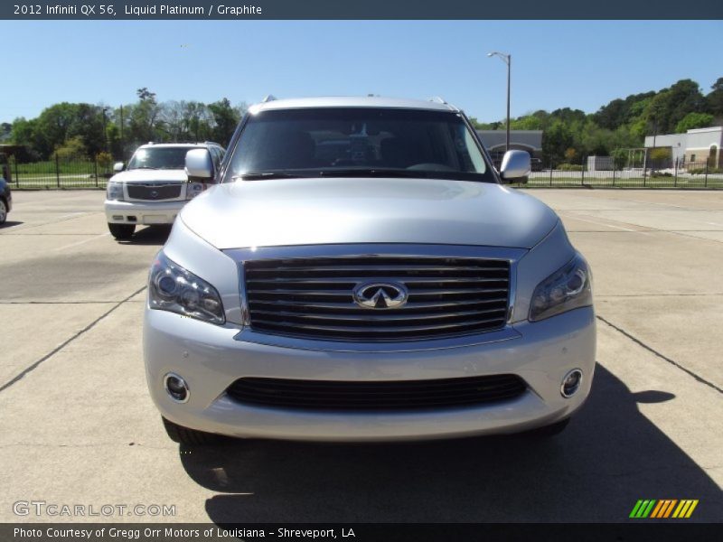 Liquid Platinum / Graphite 2012 Infiniti QX 56