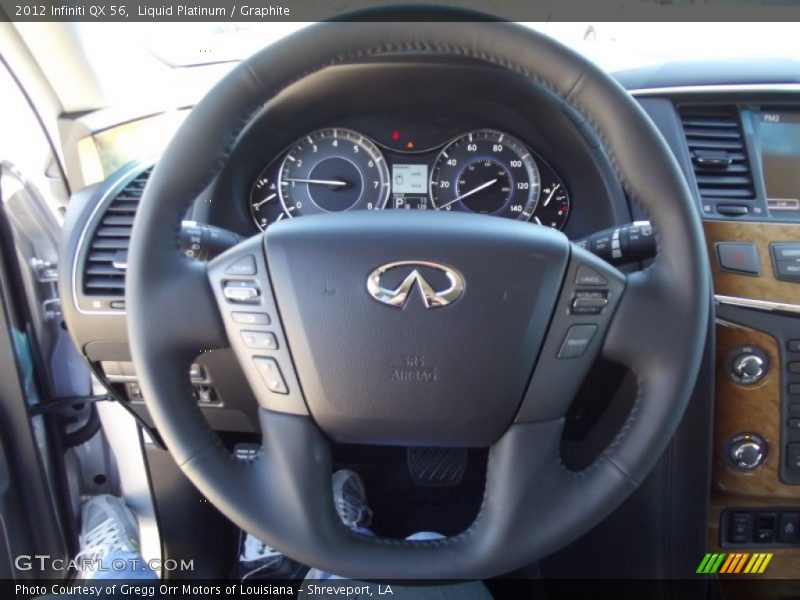 Liquid Platinum / Graphite 2012 Infiniti QX 56