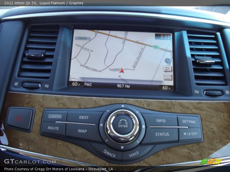 Liquid Platinum / Graphite 2012 Infiniti QX 56