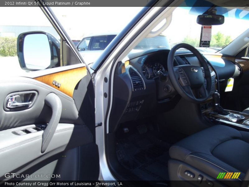 Liquid Platinum / Graphite 2012 Infiniti QX 56