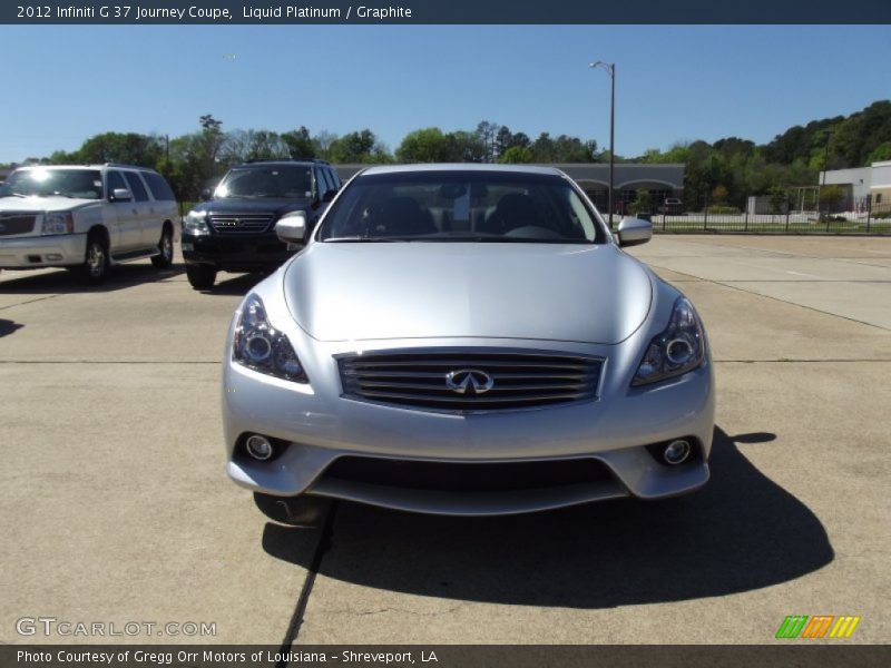 Liquid Platinum / Graphite 2012 Infiniti G 37 Journey Coupe