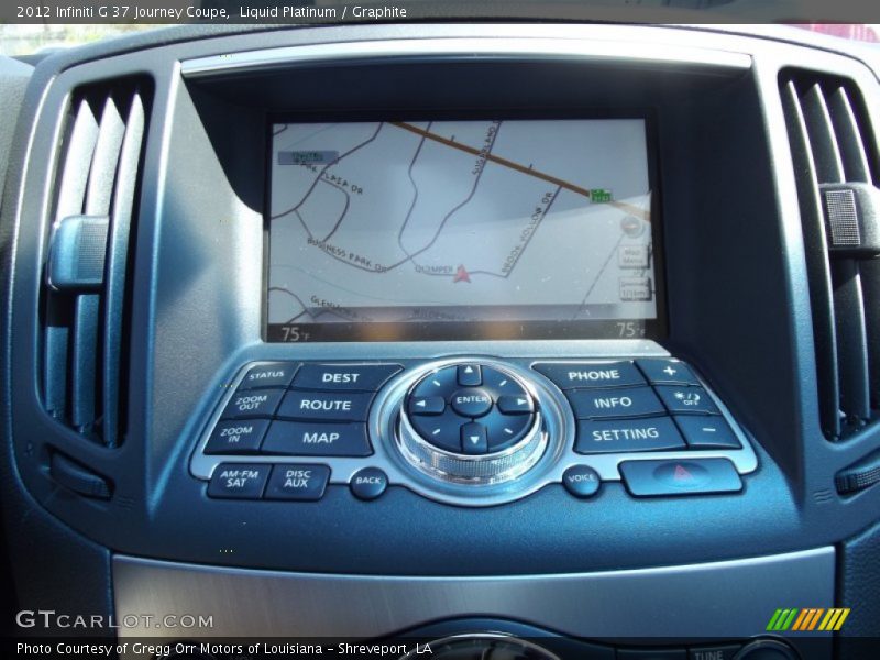Liquid Platinum / Graphite 2012 Infiniti G 37 Journey Coupe