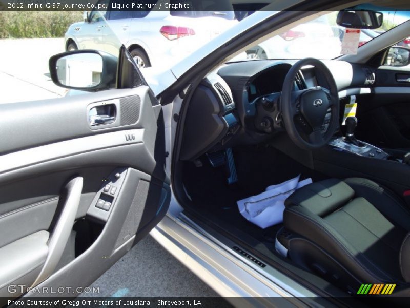 Liquid Platinum / Graphite 2012 Infiniti G 37 Journey Coupe