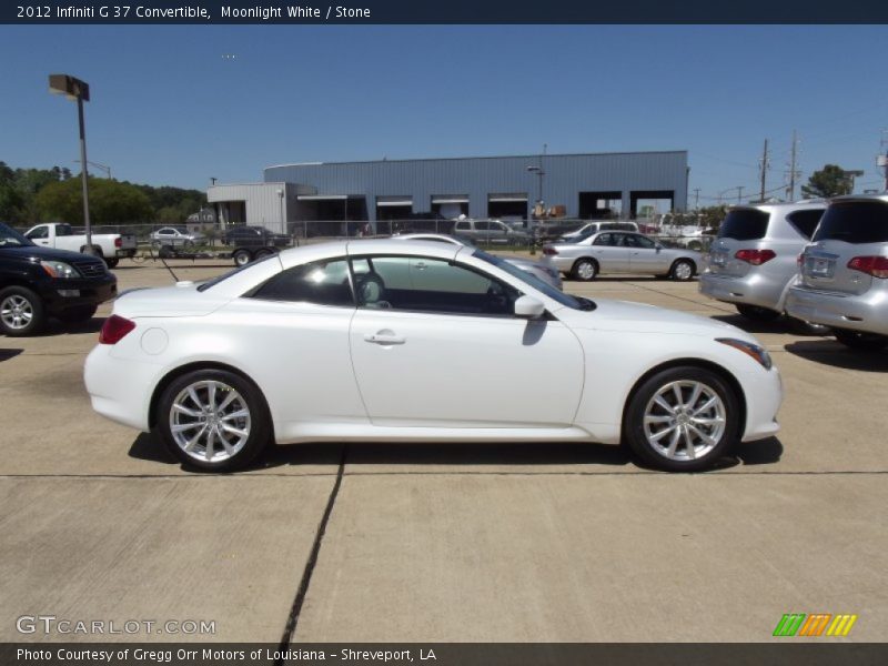  2012 G 37 Convertible Moonlight White