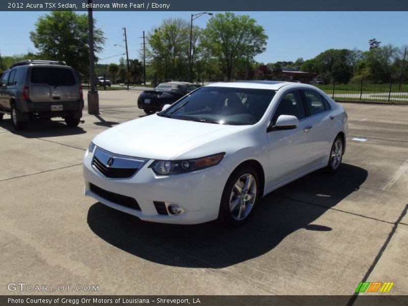 Bellanova White Pearl / Ebony 2012 Acura TSX Sedan