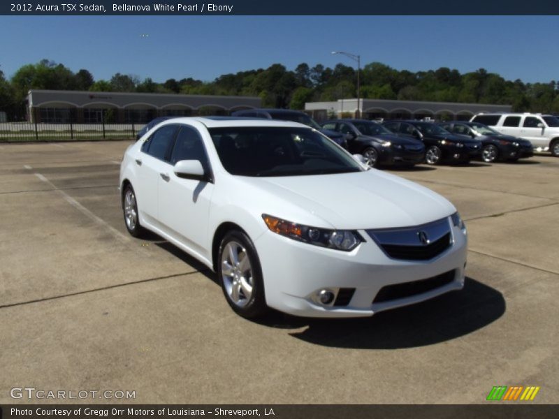 Bellanova White Pearl / Ebony 2012 Acura TSX Sedan