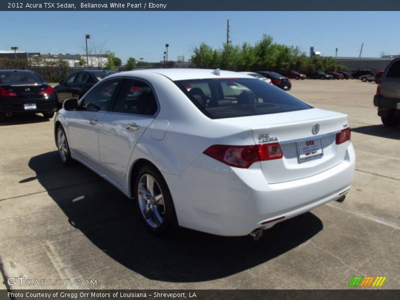 Bellanova White Pearl / Ebony 2012 Acura TSX Sedan