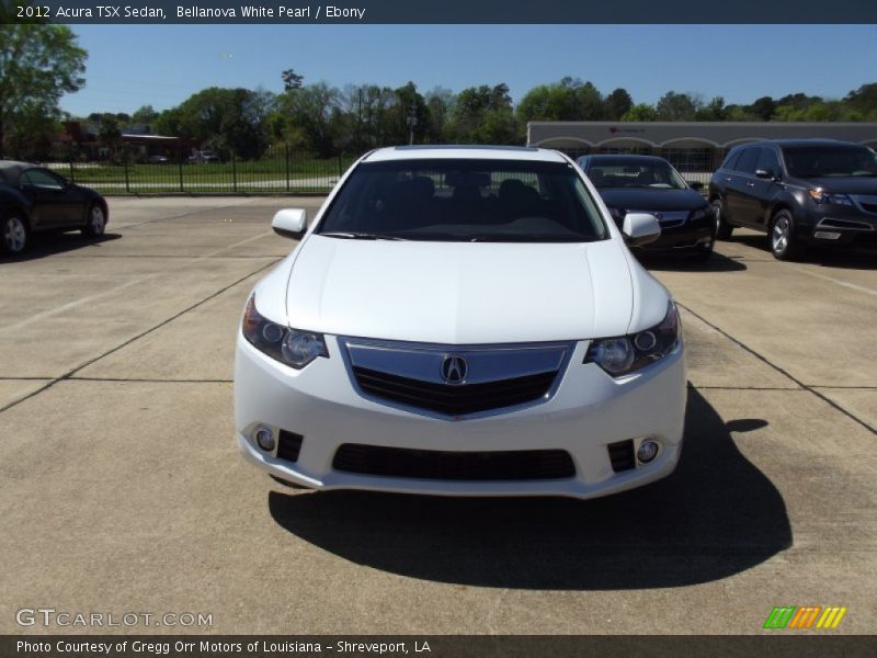 Bellanova White Pearl / Ebony 2012 Acura TSX Sedan
