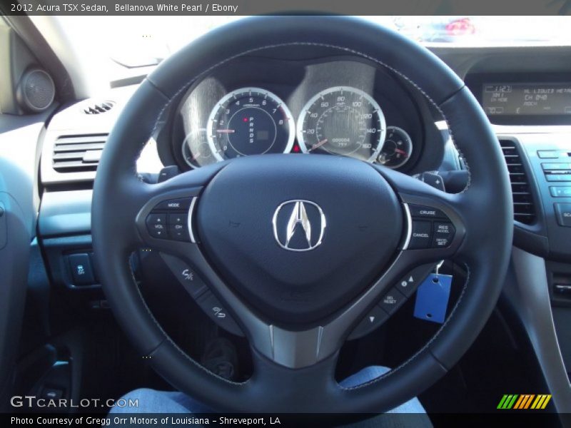 Bellanova White Pearl / Ebony 2012 Acura TSX Sedan