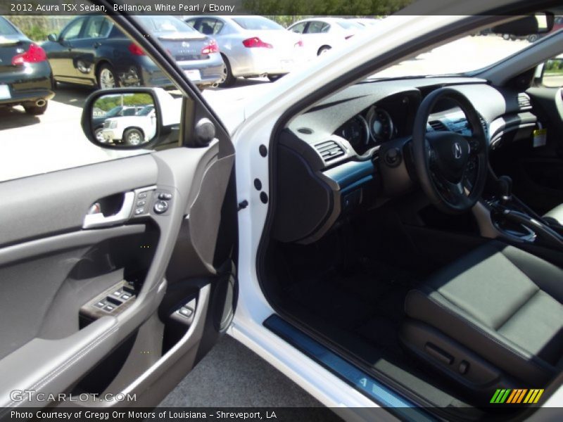 Bellanova White Pearl / Ebony 2012 Acura TSX Sedan