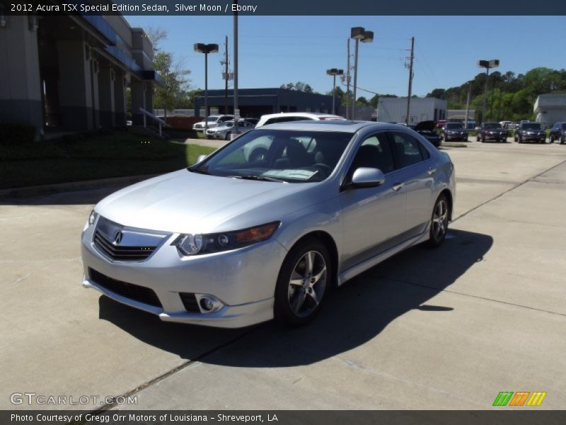 Silver Moon / Ebony 2012 Acura TSX Special Edition Sedan