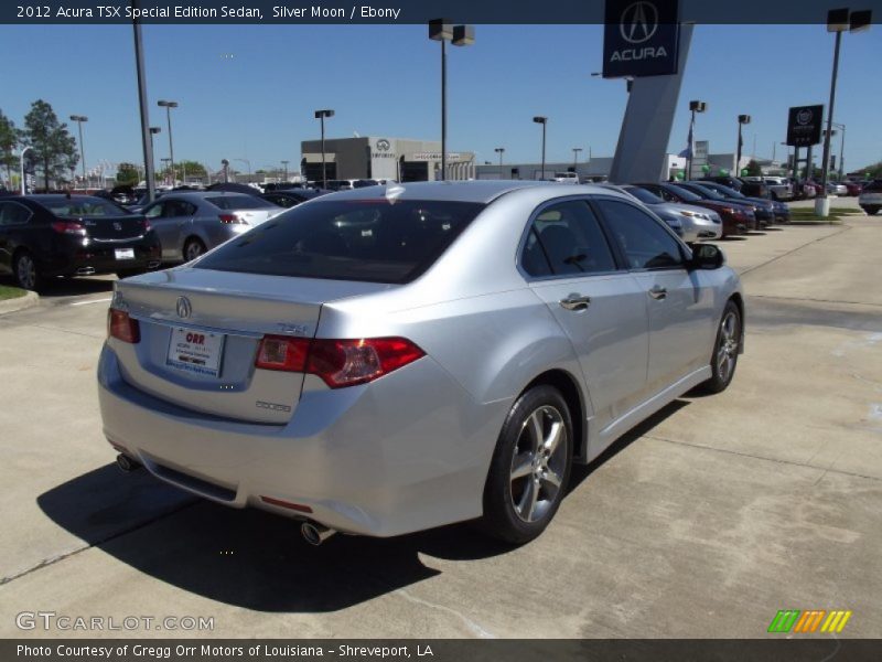 Silver Moon / Ebony 2012 Acura TSX Special Edition Sedan