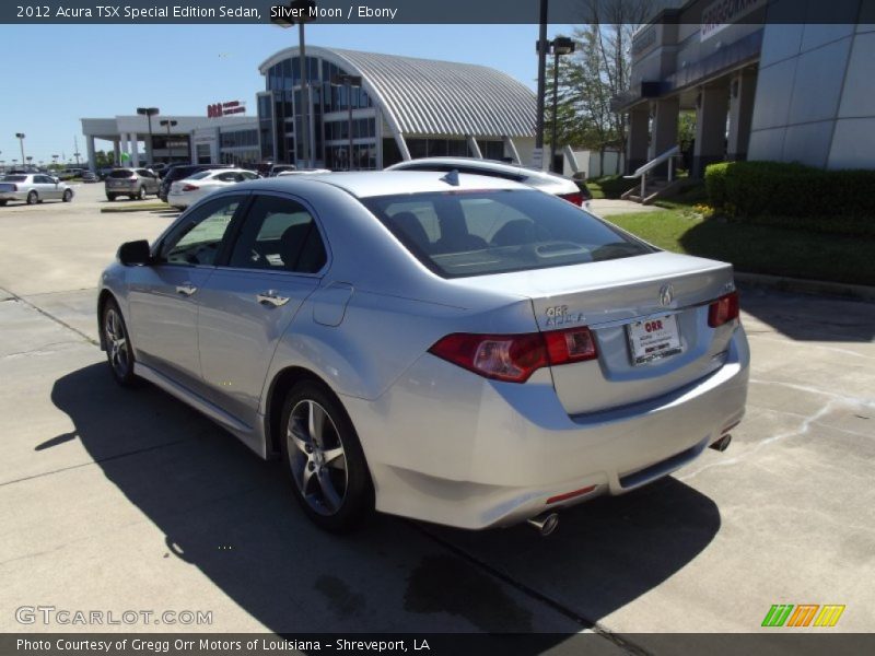 Silver Moon / Ebony 2012 Acura TSX Special Edition Sedan