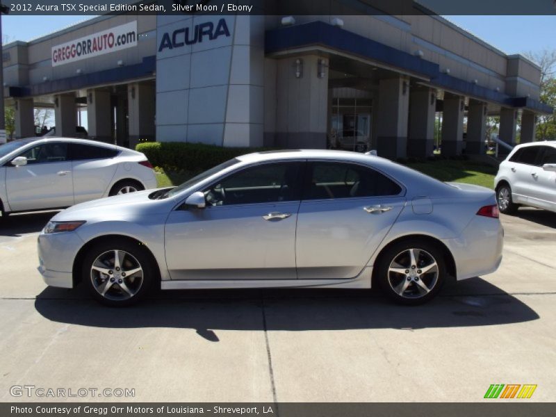 Silver Moon / Ebony 2012 Acura TSX Special Edition Sedan