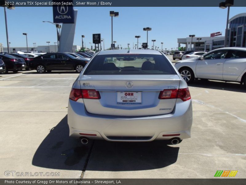 Silver Moon / Ebony 2012 Acura TSX Special Edition Sedan