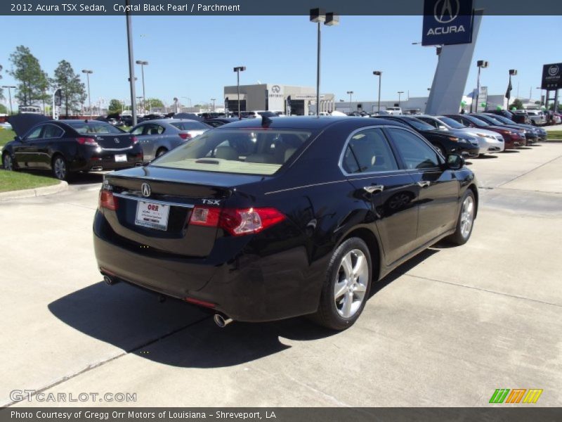 Crystal Black Pearl / Parchment 2012 Acura TSX Sedan