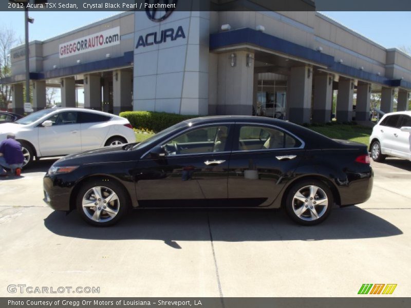 Crystal Black Pearl / Parchment 2012 Acura TSX Sedan
