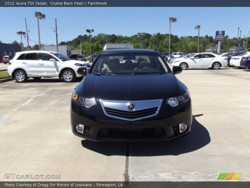 Crystal Black Pearl / Parchment 2012 Acura TSX Sedan