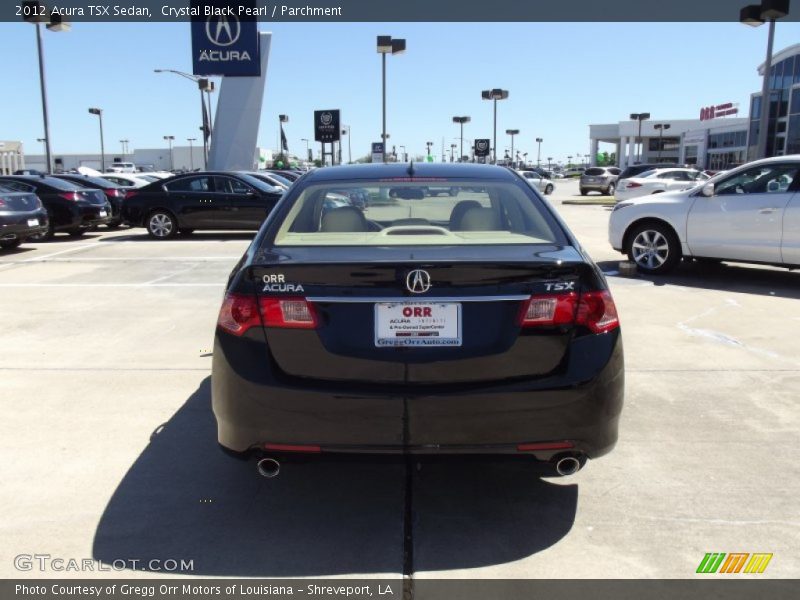 Crystal Black Pearl / Parchment 2012 Acura TSX Sedan