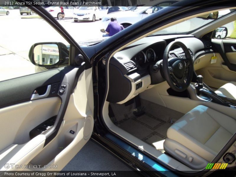 Crystal Black Pearl / Parchment 2012 Acura TSX Sedan