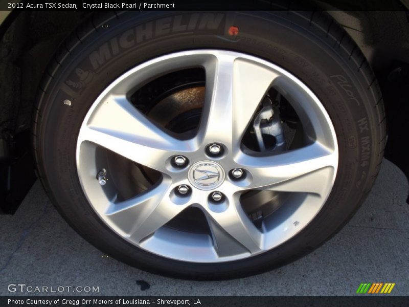 Crystal Black Pearl / Parchment 2012 Acura TSX Sedan