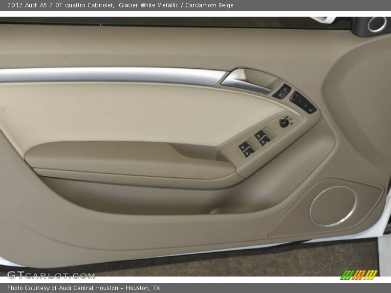 Glacier White Metallic / Cardamom Beige 2012 Audi A5 2.0T quattro Cabriolet