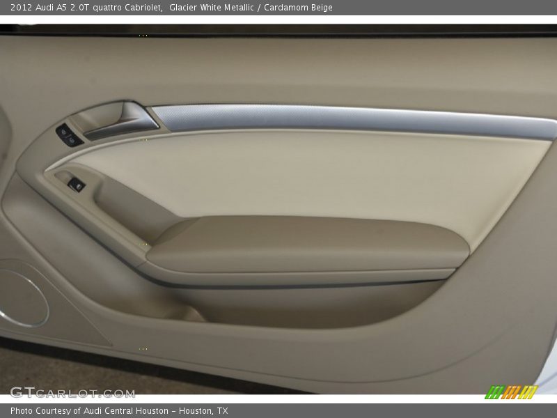 Glacier White Metallic / Cardamom Beige 2012 Audi A5 2.0T quattro Cabriolet