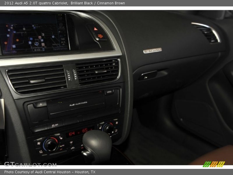 Brilliant Black / Cinnamon Brown 2012 Audi A5 2.0T quattro Cabriolet