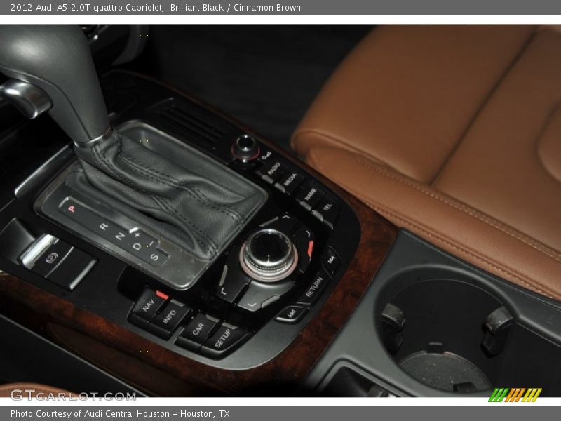 Brilliant Black / Cinnamon Brown 2012 Audi A5 2.0T quattro Cabriolet