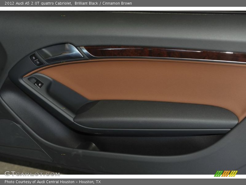 Brilliant Black / Cinnamon Brown 2012 Audi A5 2.0T quattro Cabriolet