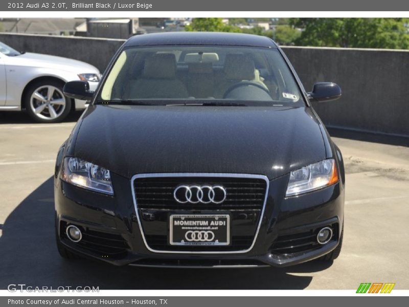 Brilliant Black / Luxor Beige 2012 Audi A3 2.0T