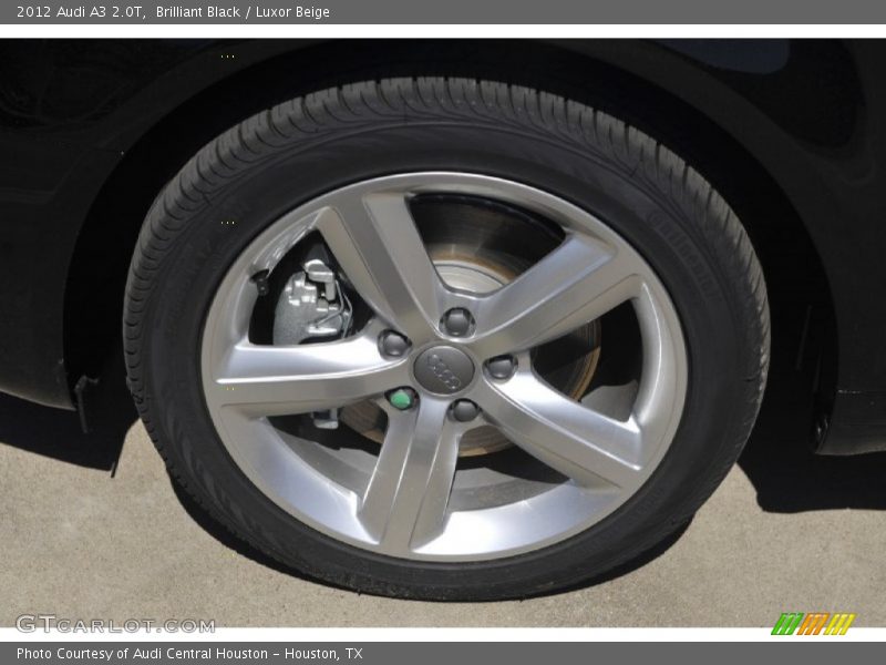 Brilliant Black / Luxor Beige 2012 Audi A3 2.0T