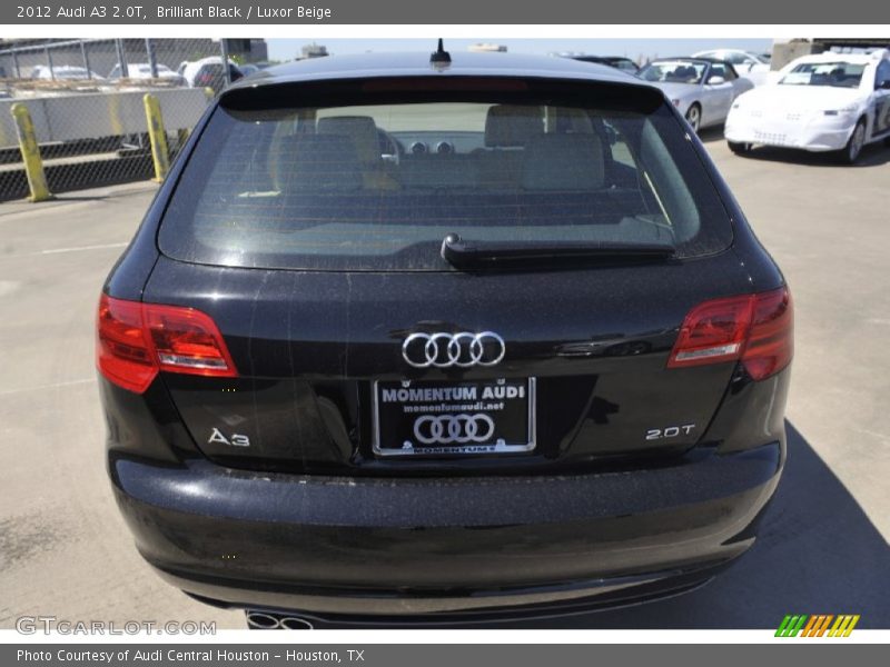 Brilliant Black / Luxor Beige 2012 Audi A3 2.0T