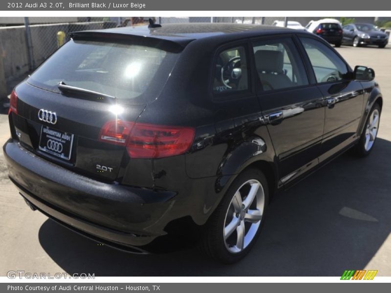 Brilliant Black / Luxor Beige 2012 Audi A3 2.0T