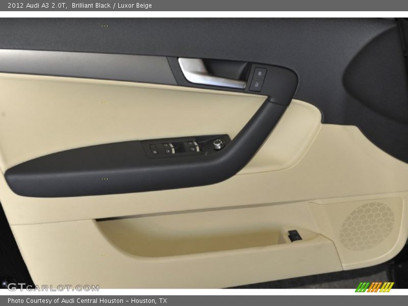 Brilliant Black / Luxor Beige 2012 Audi A3 2.0T