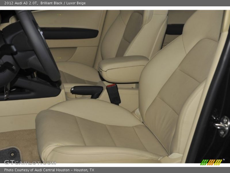 Brilliant Black / Luxor Beige 2012 Audi A3 2.0T