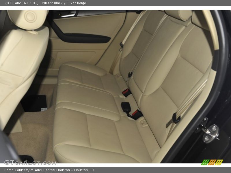 Brilliant Black / Luxor Beige 2012 Audi A3 2.0T